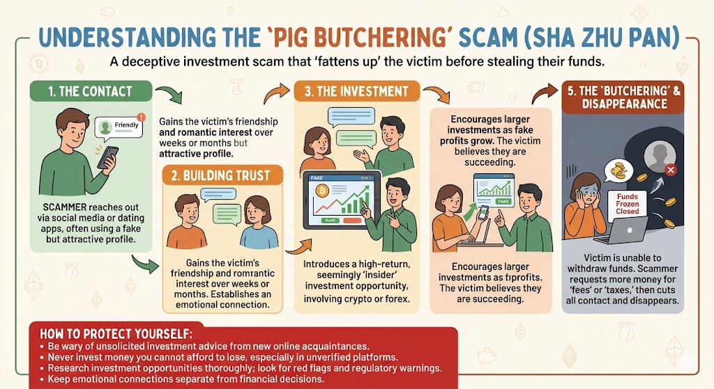 Pig butchering scam recovery tracing stolen crypto from WhatsApp and Telegram romance investment fraud